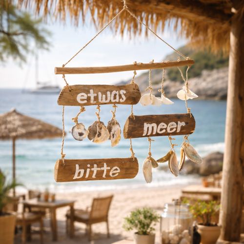 Artikel Treibhölzer und Muscheln Wanddekoration 50 cm Innenbereich