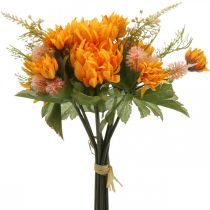 Floristik21.de Chrysanthemenstrauß Mix Orange 35cm-64826