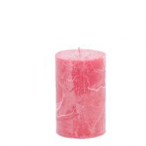 Artikel Durchgefärbte Kerzen Rosa 60x100mm 4St