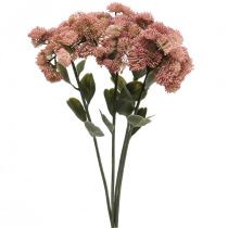 Artikel Fetthenne Rosa Sedum Mauerpfeffer Kunstblumen H48cm 4St