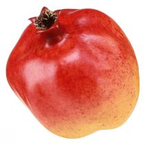 Kunstobst Granatapfel künstlich Rot Gelb 9×11cm