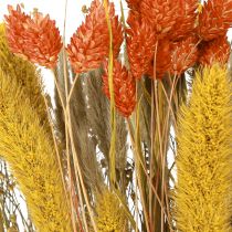 Artikel Trockenblumenstrauß mit Getreide Orange Gelb 50cm