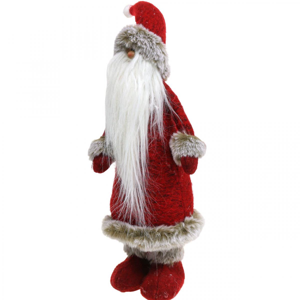 Rot Deko Claus stehend Floristik21.de Weihnachtsmann H41cm-06030 Dekofigur Santa