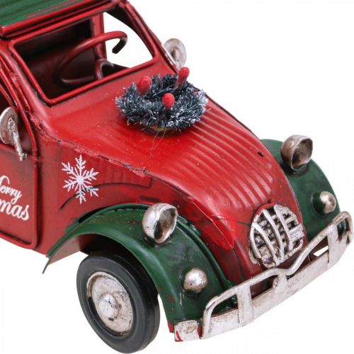 Weihnachtsdeko Auto Weihnachtsauto Vintage Rot
