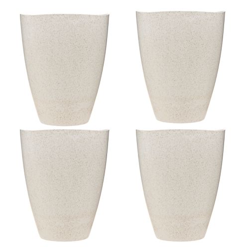 Artikel Orchideentopf Beige Meliert 13,5x13cm H16,5cm 4 St – Ideal für Floristen