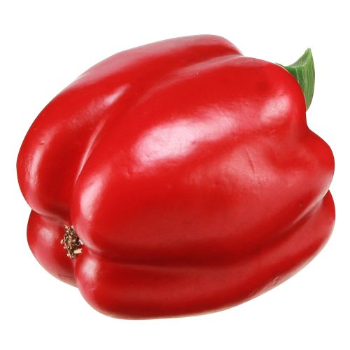 Artikel Deko Gemüse Paprika Rot Attrappe Kunststoff H10cm – Authentische Küchendeko