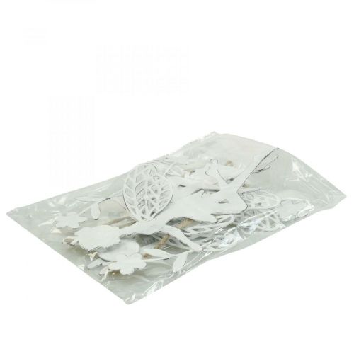 Artikel Deko Elfen Fensterdeko Frühling Metall Weiß H20cm 4St