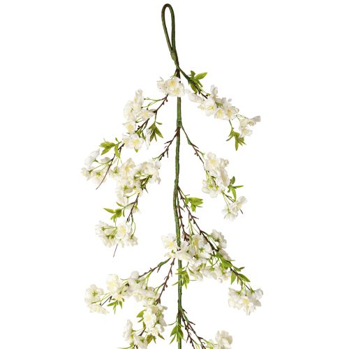 Dekohänger Kirschblüten Kunstblumen Girlande Weiß 170cm für Dekoration Floristen Hochzeit Deko