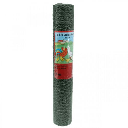 Artikel Sechseckgeflecht Grün Draht PVC-ummantelt Maschendraht 50cm×10m