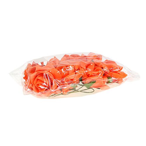 Artikel Foam Rose Ø 10cm Orange 8St