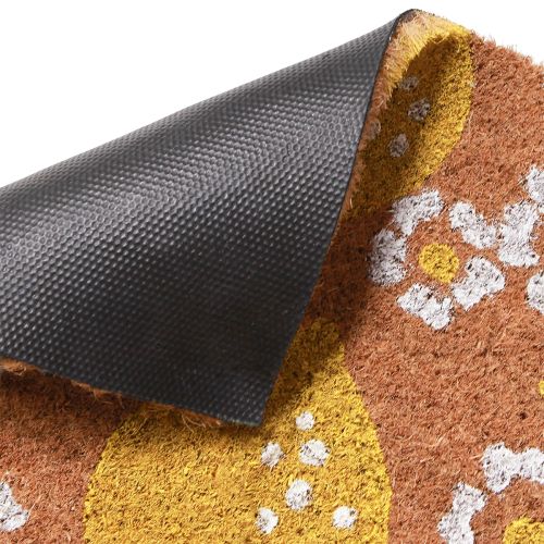 Artikel Fußmatte Zitronen Blüten Kokosmatte 40×60cm Sommerdeko Türmatte