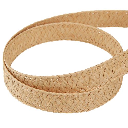 Artikel Geschenkband Papier geflochten Naturpapierband 20mm 10m – Umweltfreundlich Boho-Deko Floristik21