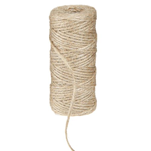 Umweltfreundliche Jute-Schnur 2mm, 50m x 8 Rollen für kreative Floristik