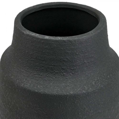 Artikel Keramik Vase Schwarz Blumenvase Deko Vasen Ø17cm H34cm