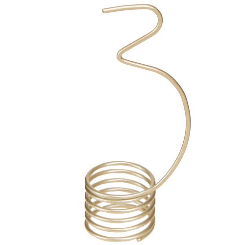 Artikel Adventskalender-Kerzenhalter Zahlen 1-4 aus Metall in Mattgold, H10cm, für Adventsdeko (4er-Set)