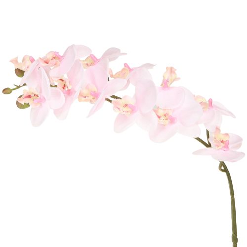 Künstliche Orchideen Hellrosa 58cm Real Touch Dekoblumen flexibel robust 2St