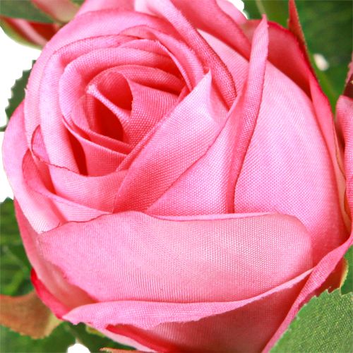 Artikel Künstliche Rosen Pink Bund 36cm 6St Dekoration Seidenblumen