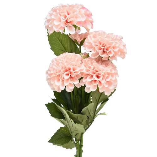 Floristik21 Künstliche Dahlien Rosa 50cm – Elegante Kunstblumen mit 5 Blüten