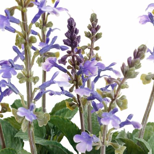 Artikel Deko-Pflanze Lavendel, Mediterraner Lavendeltopf, Kunstblume Violett