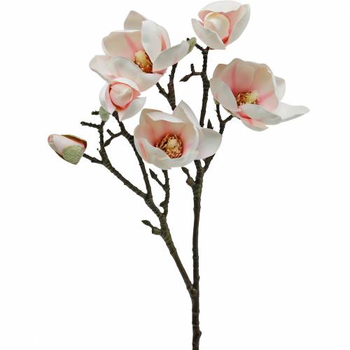 Magnolie Seidenblumen-11910 Rosa Magnolienzweig Floristik21.de Künstliche