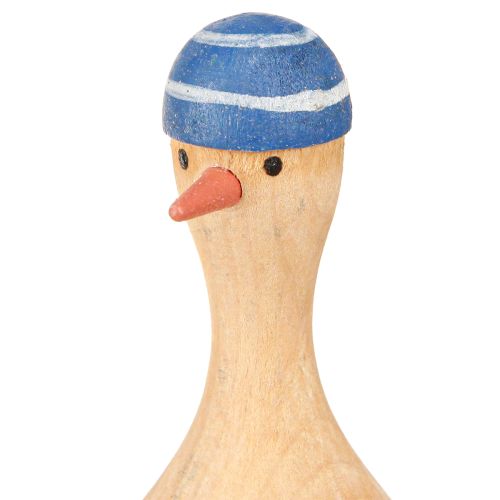 Artikel Maritime Holz-Deko Möwen Blau für stilvolle Tischdeko 6er Set H14cm