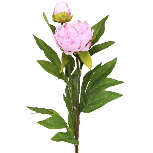 Rosa Pfingstrose Kunstblume mit langem Stiel 70cm 3er-Set für Dekoration