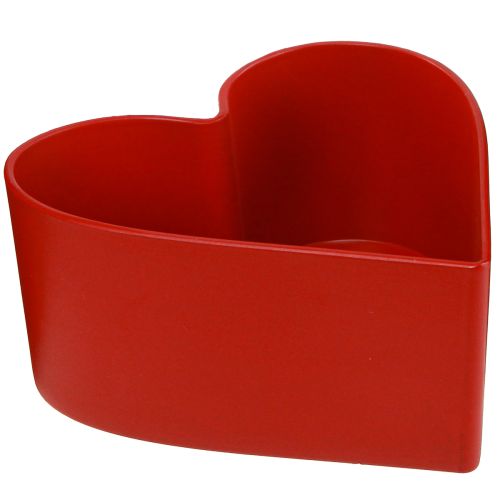 Romantische Herz-Pflanzschale Rot 15x15x7cm 3er Set Dekoration