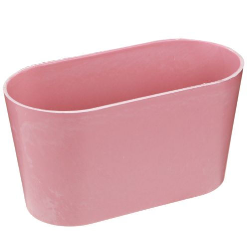 Pflanzschale oval Pink Dekoschale Kunststoff 20×10×11cm 3St für Floristen & Blumengeschäfte