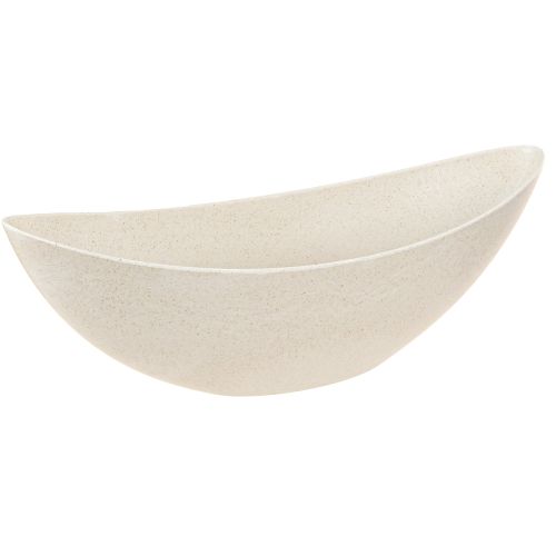 Pflanzschiffchen Pflanzschale Beige Meliert L38,5cm 3St - Ideal für Floristen