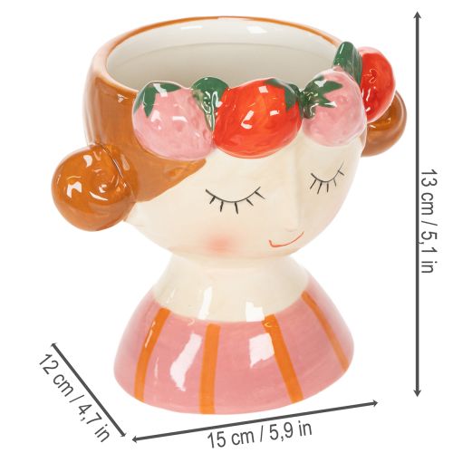 Artikel Keramik Blumentopf Dekorationsfigur 13 cm Innenbereich
