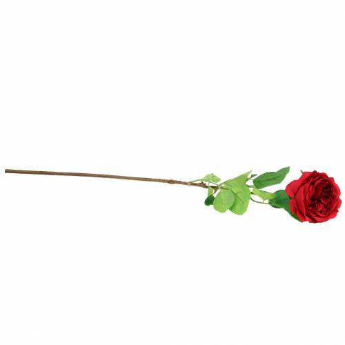 Kunstblume Rose Rot 72cm-66629 Floristik21.de