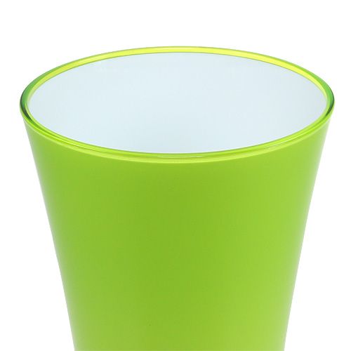 Artikel Vase „Fizzy“ Ø16cm H27cm Apfelgrün 1 St