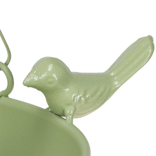 Artikel Wetterfeste Vogelfutterstation mit Kettenaufhängung und dekorativen Metallvögeln 47cm