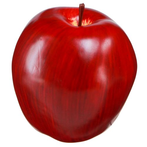 Deko Apfel Rot Kunstobst Red Delicious Ø8cm H9,5cm 4er-Set