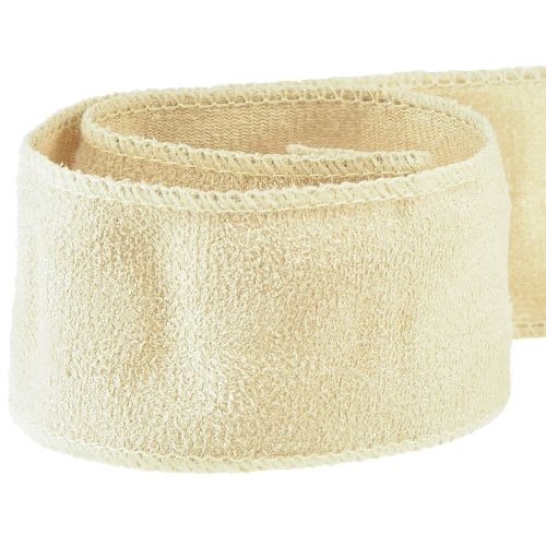 Artikel Dekoband Samtband Zierband Schmuckband Beige B50mm L8m