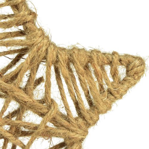 Artikel Deko Stern zum Hängen Jute Stern Natur Ø18cm 4 St