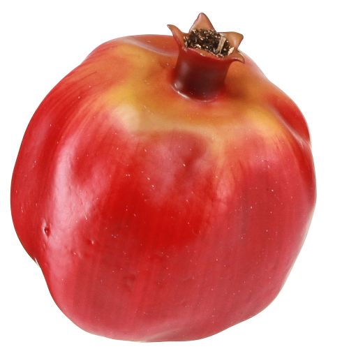 Künstlicher Granatapfel Rot – Täuschend echte Dekofrucht 10,5cm für Schaufenster & Tischdeko