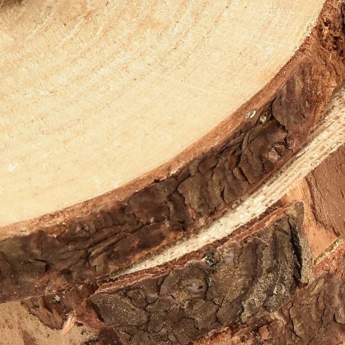 Artikel Naturbelassene Mini Baumscheiben mit Rinde Ø8-9cm 9er Set - Vielseitigkeit für Dekoration und Handwerk