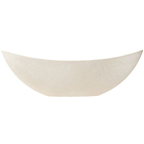 Artikel Pflanzschale Schiff Oval Beige 55cm - Elegante Dekoschale