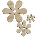 Floristik21 Holzblumen Streudeko Deko Blüten Holz Ø2,5–6,5cm 29St