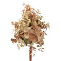 Floristik21 Kunstblumenstrauß Eukalyptus künstlich, Kunstblumen Deko mit Knospen 30cm